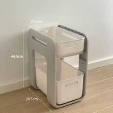 다용도 수납 거실 주방 욕실 이동식 키큰 베란다, 1개, 높은형-서랍 수납장