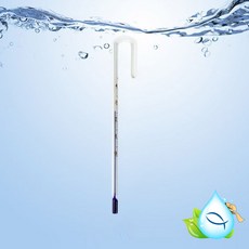 수족관용 걸이식 온도계 관상어 투명도가 높은 유리 온도계 수족관제품관상어용품, 50g, 1개