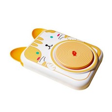 전문가용 도자기 돌림판 전기 물레 교육용 조소 소형 도구 기본 오렌지캣