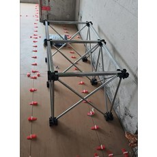 거미다리 다이 가판대 석고보드 공사장 작업 높이 자바라 6다리 0.65m x 1.22m x 0.6m