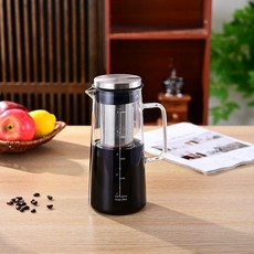 家用玻璃咖啡冷萃壺 冰箱花茶冷泡密封瓶 大容量, 1個, 1000ML壺, 1000ML