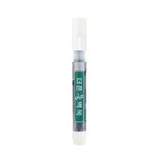 문화연필 더존물백묵펜 흑색 그린보드용4.9mm (1개입)+글로벌커머스랩Shop, 개 1개입