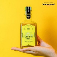 홀썸위크 저당 스위트 레몬 오일 엑스트라 버진 올리브유 올리브오일 레몬샷 다이어트 샐러드 드레싱 소스, 1개