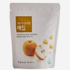 올가 건강한간식 100% 순수한 배칩, 12g, 15개