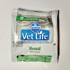 法米納 Vet Life 貓用腎臟處方飼料 50g 嚐鮮包 特殊需求配方, 1個, 50g嚐鮮包, 腎臟保健