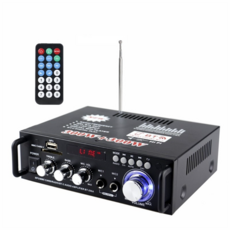 LEZUN 樂尊 擴大機 藍芽音箱 小型卡拉OK 功放機 BT-298A, 110V/12V雙輸入【帶遙控】, 110V/12V雙輸入【帶遙控】