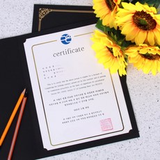 상장보관케이스 레터사이즈 블랙