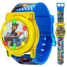 ECLATIS NickelodeON 온 아동용 PAW4032 디지털 디스플레이 쿼츠 멀티 컬러 시계 303360