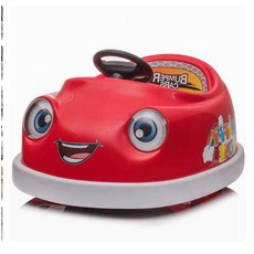 MONI 아기범퍼카 키즈 범퍼카 실내 어린이 아기, 1개, 레드+QR 코드 타이머