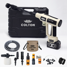 콜튼 초강력 고압세척기 PRO 무선 고압세차기 농약살포기 농약분무기 5200mAh, 네츄럴화이트PRO