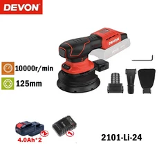 DEVON 연삭기 2101 연마기 연삭기 목공 기계 무선 전동 공구, 01 CHINA, 03 2101-Li-24