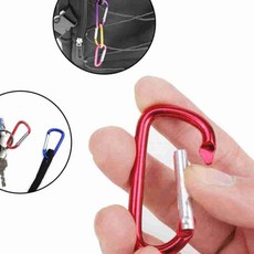 알루미늄 미니 고리 키링 클립 캠핑 등산용 알루미늄비너