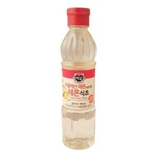 백설 지중해산 씨제이제일제당 레몬 식초 500ML 식초, 1개