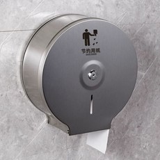 업소용 휴지걸이 대용량 점보롤 카페 호텔 화장실, 1개, E. 샌드블라스팅 마감 처리된 두꺼워진 스테인리스 스틸