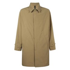 매킨토시 로고 버튼 트렌치코트