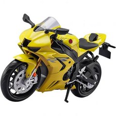 11438737 다이캐스트 수집품 모형 모델 바이크 컬렉터 이에 적합한 혼다 CBR1000 RR 1 12 오토바이 차량 콜렉터 취미 생일 선물, 옐로우