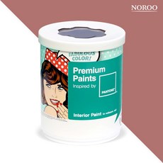 노루페인트 팬톤 내부용 실내벽면 무광 페인트, 171520CanyonRose, 1L, 1개