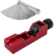 32PCS 필러 게이지가 장착된 스파크 플러그 갭 도구 2-in-1 세트 10121416 플러그용 정밀한 측정을 위한 범용 갭퍼