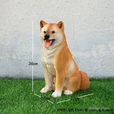 강아지 조형물 인테리어 장식품 개 야외 인형 카페 웰컴 스탠딩 애완견 03.중형 골든리트리버 02.중형 시바견