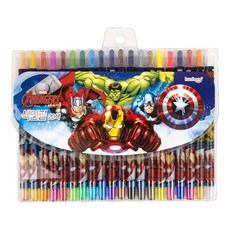 디즈니 마블 어벤져스 색연필 랜덤 발송, 20색, 1개