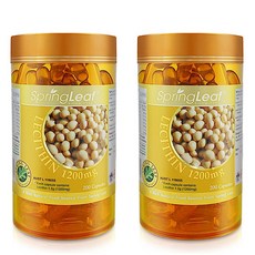 Springleaf Premium Lecithin 1200mg 스프링리프 프리미엄 레시틴 1200mg 200정 2팩, 2개