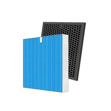 DAIKIN 大金 空氣清淨機濾網 MC40USCT MCK55USCT MC30YSCT 適用 KAFP080B4 BAFP500A, 1套, 高效 HEPA+活性碳脫臭催化