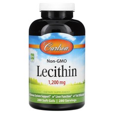 칼슨 레시틴 1200mg 280 소프트젤, 6개, 280정
