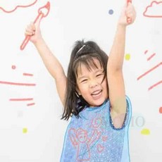 모모 어린이 항균 앞치마