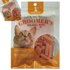 삼땨 고양이간식 참치스틱 70g 고양이영양간식 고양이단백질간식 길냥이간식