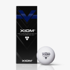 엑시옴 탁구공 XIOM V ITTF ABS 경기용 3입 40+ 시합구, 선택완료, 3개