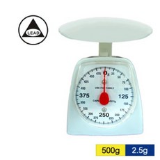 徠福 LEAD 利得 NO.2550 信秤 (料理秤) (500g/2.5g) - 精準測量，廚房必備, 紅