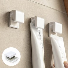 쏨숭 벽부착 치약 홀더 걸이 깔끔한칫솔홀더, 1개