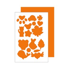 아띠꼴로 1+1 1세트 침낭 텐트 패딩 보수 스티커 수선패치 테이프, 오렌지(디자인+무지), 1개