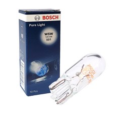 보쉬 번데기전구 T10 W5W [12V 5W] 차량용전구 E1인증 (W2 1x9 5d) 1pcs 낱개 판매상품, 1개
