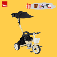 삼천리자전거 2026 샘트라이크200 세발자전거 폴딩 접이식 유모차, 아이보리, 1개