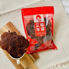 艾姐年貨 傳統古早味豬肉乾1台斤600g 真空包裝, 1個, 黑胡椒豬肉乾