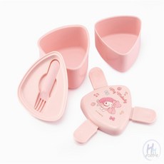 더블H샵 마이멜로디 2단 도시락통