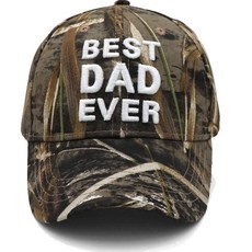 [빠른배송] 남성용 볼캡 재미있는 아버지의 날 아빠 선물 딸이 주는 아들 세계 최고의 아빠 야구 모자 아버지를 위한 아빠 스텝 아빠 선물 아빠-엄마-핑크, Best Dad Even - 카모