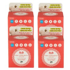 비앤비 구강청결 멸균티슈 30매 x 4팩 아기 물티슈, 4개