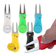 KAXIYA 高爾夫球標記組合折疊果嶺修復機, 隨機出貨