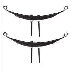 2 1/14 용 스틸 리프 스프링 세트 Tamiya RC 트랙터 트레일러 트럭 모델 자동차 업그레이드 부품 예비 액세서리, 이자형, 검은색