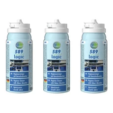TUNAP 589 aircon logic 淨味噴霧 汽車內裝清潔除臭, 3個, 150ml