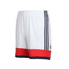 아디다스 주니어 화이트 레드 클래식필드 축구 유니폼 반바지 쇼트