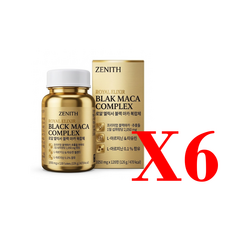 블랙마카 남성활력 스태미나 기력충전 맥스파워 고함량 2050mg 직장인 중년 추천, 6개, 120정
