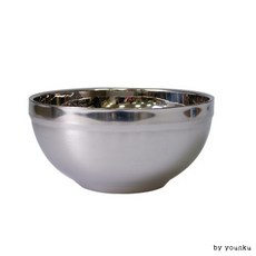 스텐이중그릇 이중스텐 밥그릇 국그릇 선물세트, 1개, 대접, 상세페이지 참조