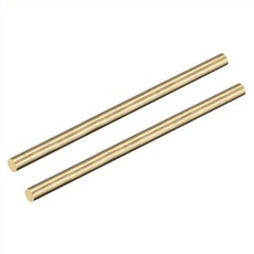 DMiotech 디엠아이오텍 2팩 6mm x 150mm 황동솔리드봉 황동봉 선반 바 스톡