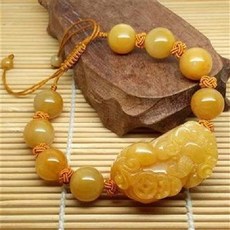 불교용품 황옥 재물기원 비휴 염주팔찌 장식품, 01_8mm비휴팔찌(소형/여성)
