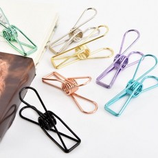 레트로 컬러 물고기 클립(대), 1개, 1개