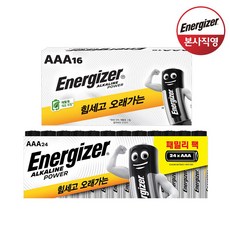 에너자이저 알카라인 파워 AAA 건전지, 40개입, 1개