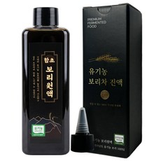 여선발효식품연구소 유기농 보리차 원액 100% 무첨가 온가족 순한 보리 무가당 뾰족캡, 1개, 200ml